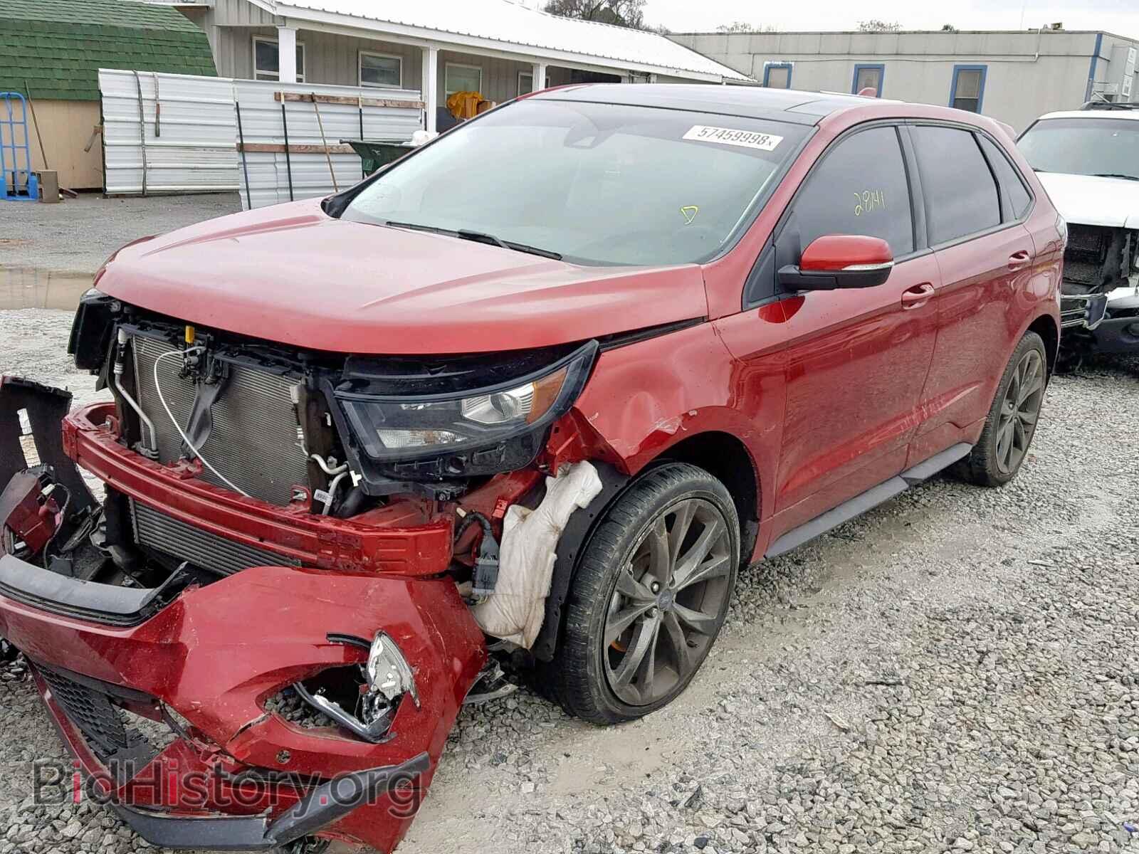 2015 FORD EDGE - VIN: 2FMTK4AP9FBB89194 - Фото 2