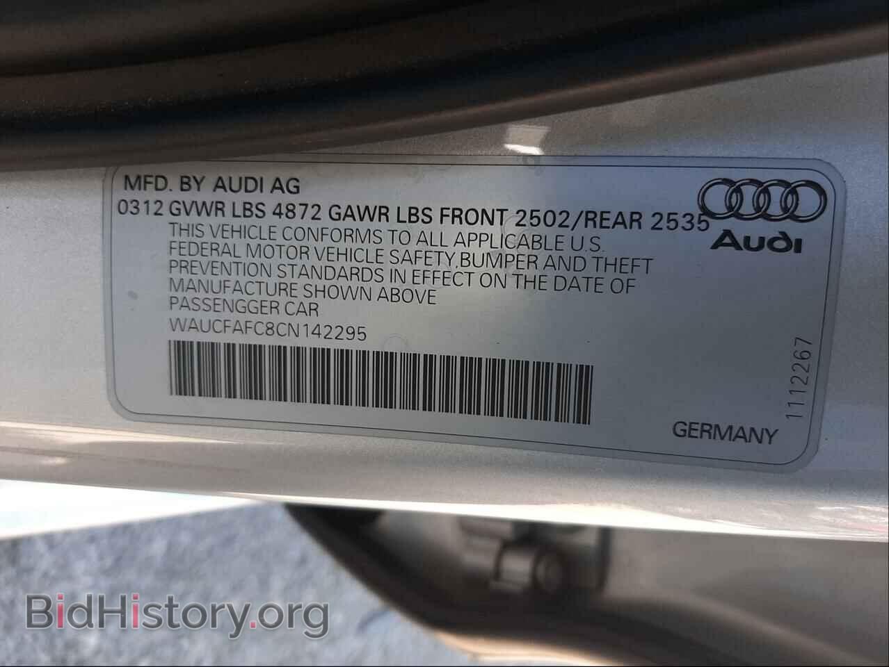 2012 AUDI A6 - VIN: WAUCFAFC8CN142295 - Photo 10