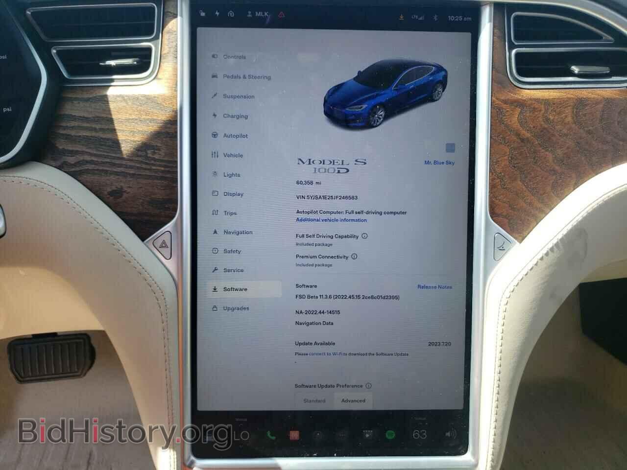 2018 TESLA MODEL S - VIN: 5YJSA1E25JF246583 - Фото 9