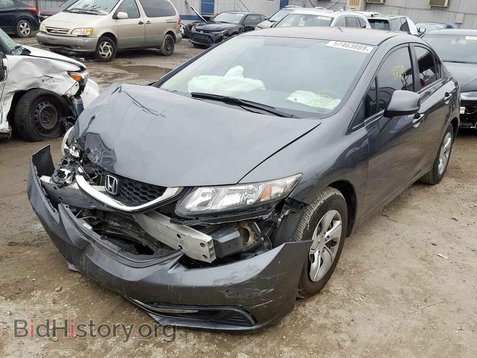 2013 HONDA CIVIC - VIN: 2HGFB2F59DH564977 - Фото 2