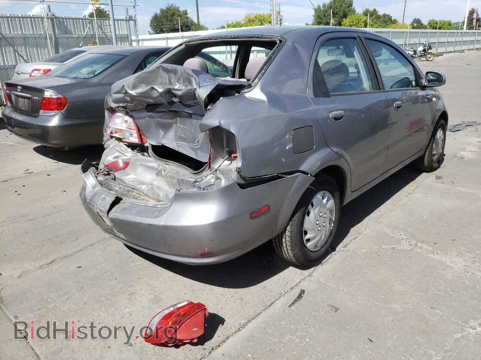 2006 CHEVROLET AVEO - VIN: KL1TD56686B625972 - Фото 4