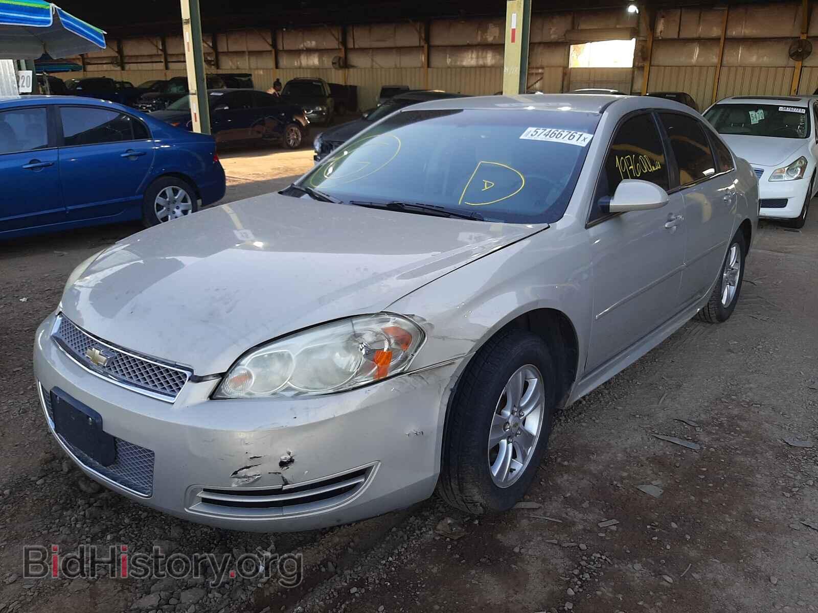 2012 CHEVROLET IMPALA - VIN: 2G1WF5E35C1164337 - Фото 2