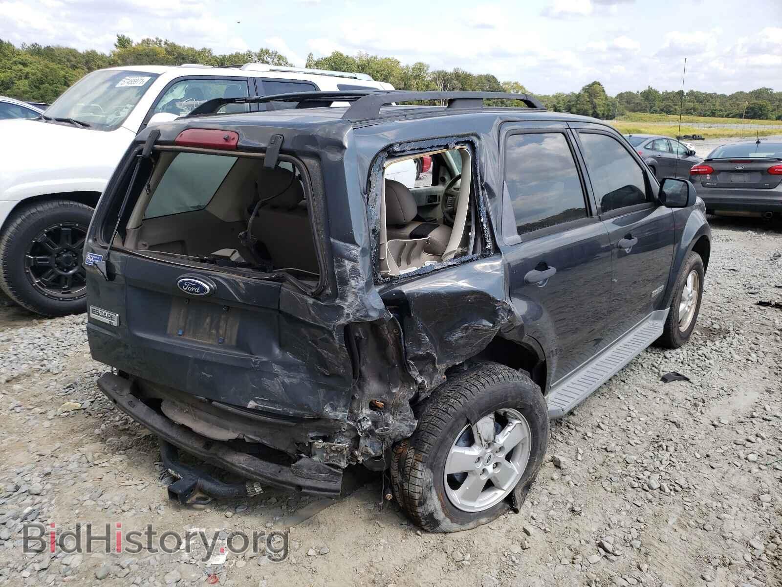 2008 FORD ESCAPE - VIN: 1FMCU03138KE54325 - Фото 4