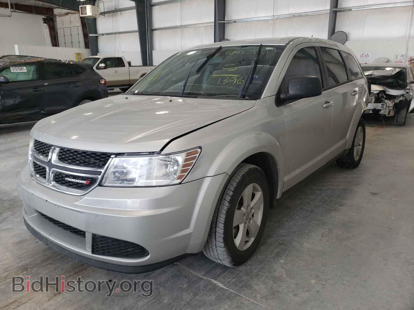 2013 DODGE JOURNEY - VIN: 3C4PDCAB0DT537383 - Фото 2