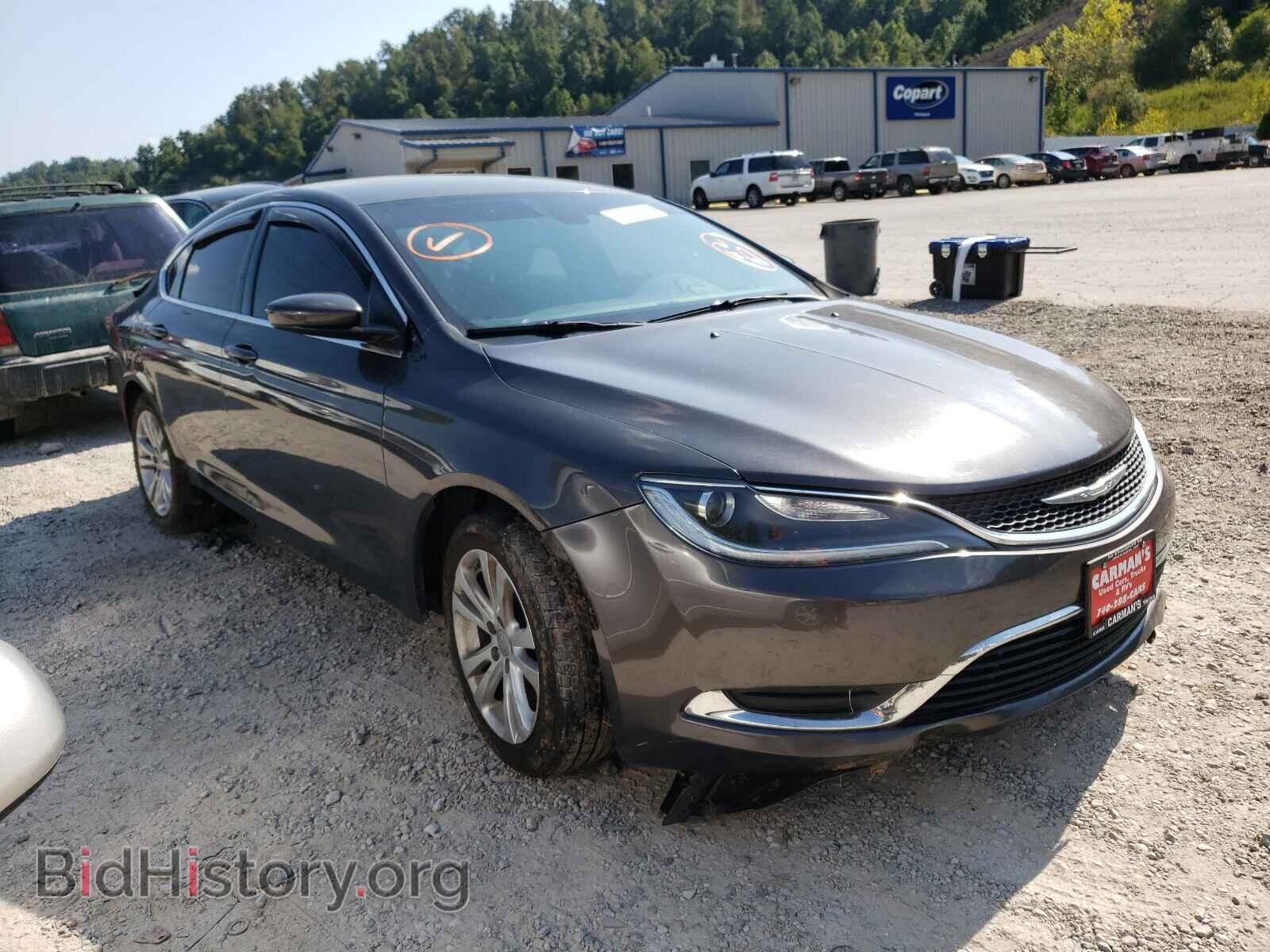 Фотография 1C3CCCABXFN605505 - CHRYSLER 200 2015