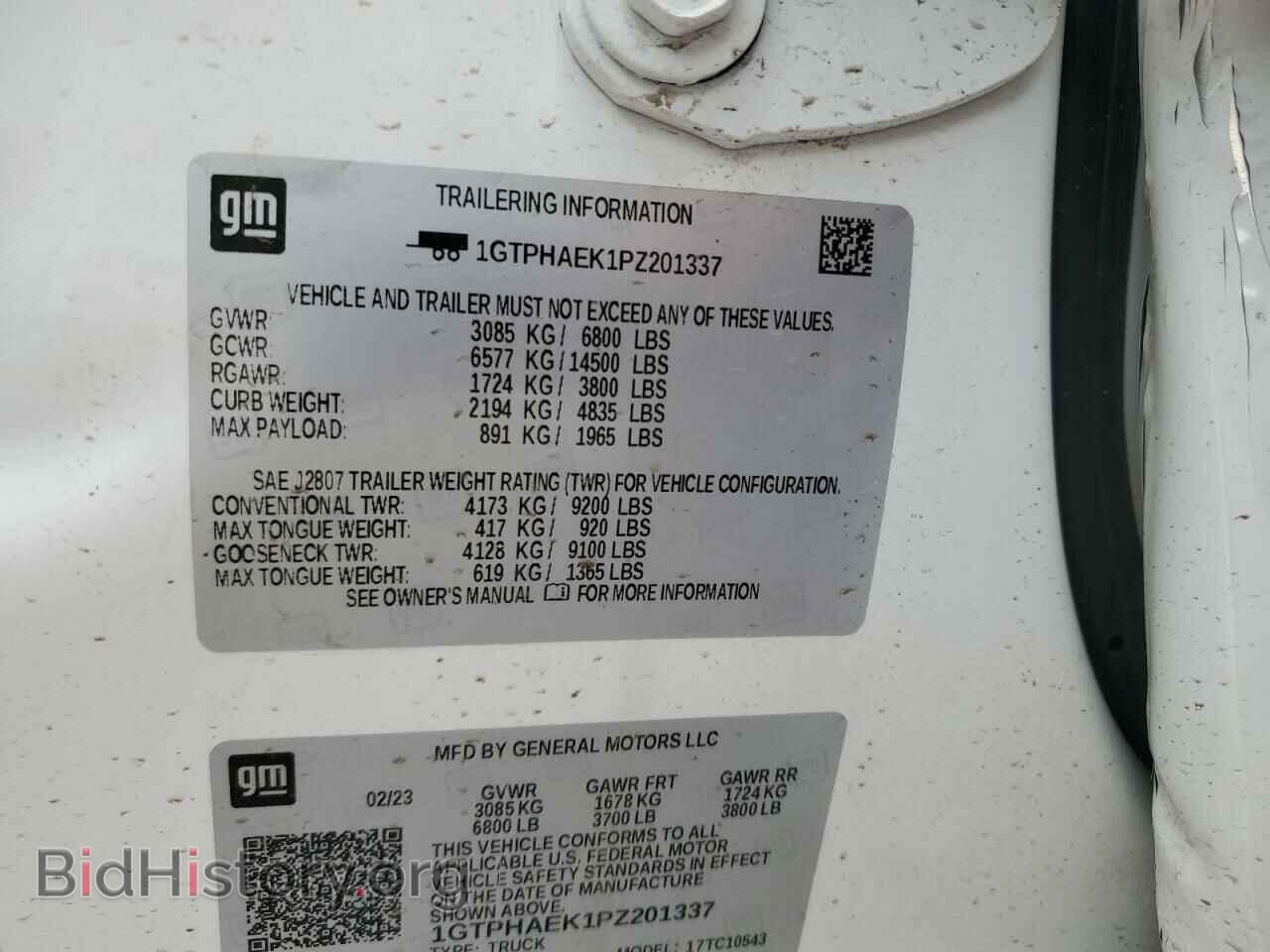 2023 GMC SIERRA - VIN: 1GTPHAEK1PZ201337 - Фото 12
