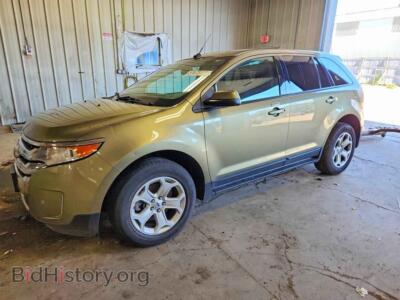 2013 Ford EDGE SEL, tan — VIN 2FMDK3J90DBC65138, Copart