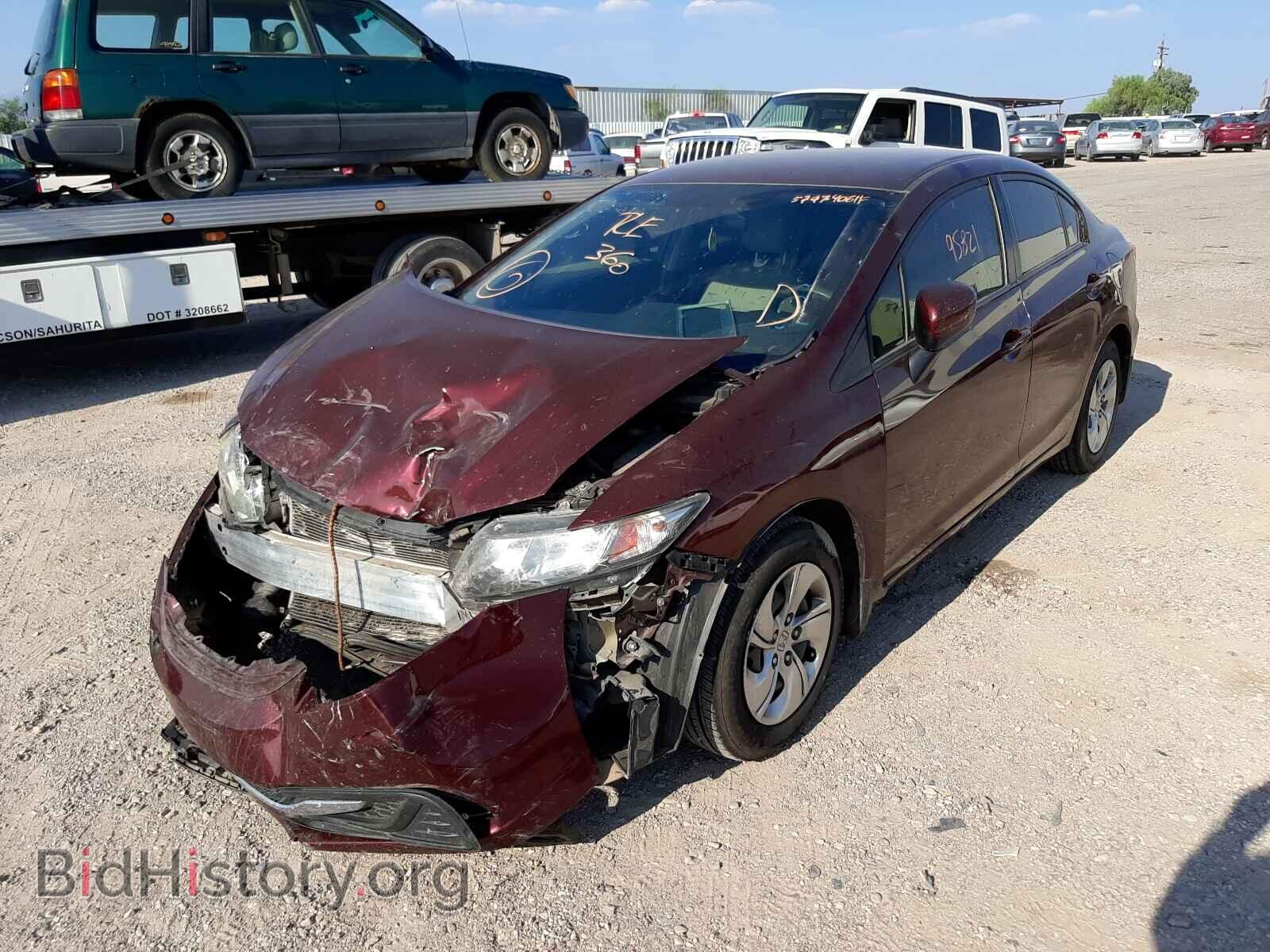 2014 HONDA CIVIC - VIN: 19XFB2F52EE033891 - Фото 2