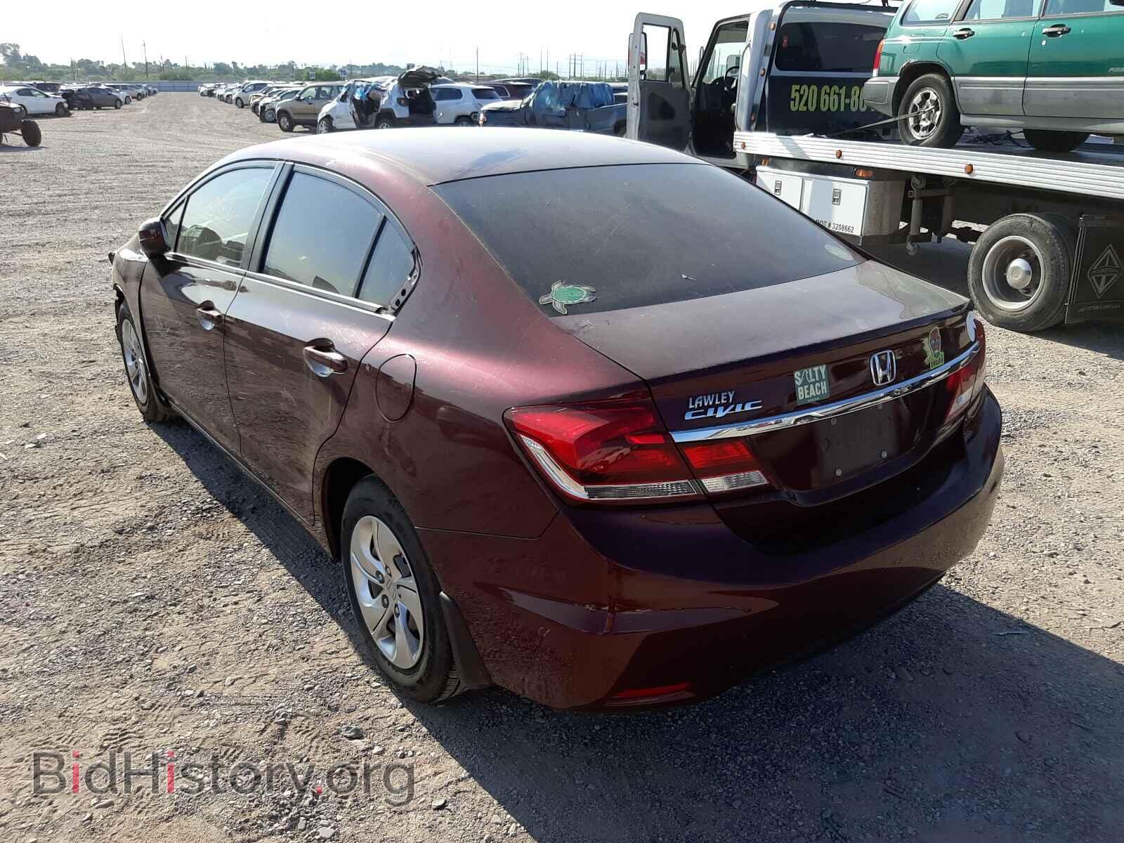 2014 HONDA CIVIC - VIN: 19XFB2F52EE033891 - Фото 3