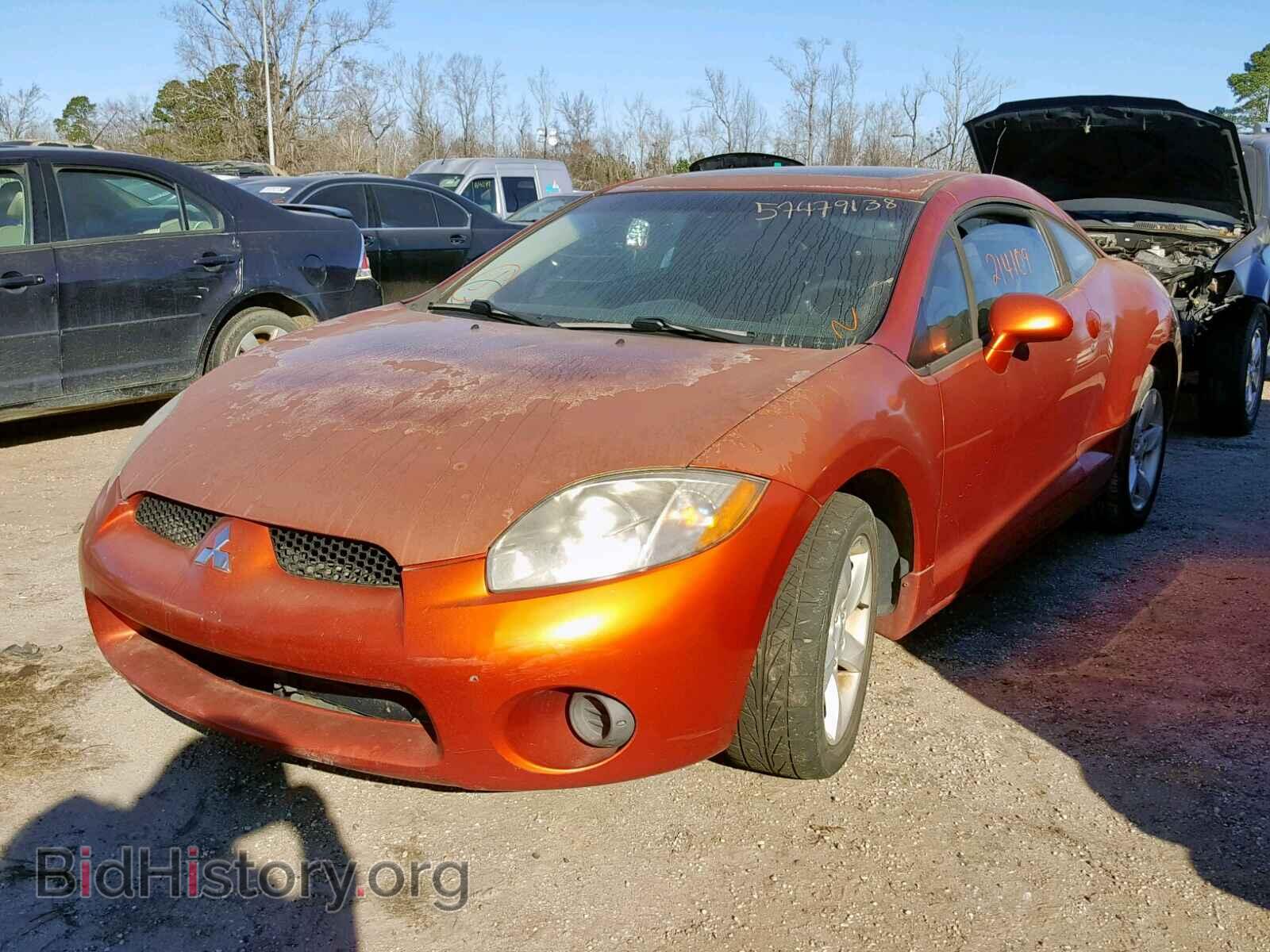 2006 MITSUBISHI ECLIPSE - VIN: 4A3AK24F96E017543 - Фото 2