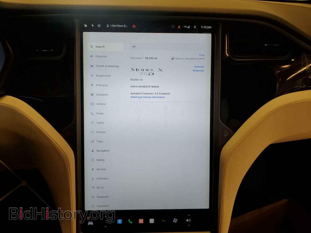 2018 TESLA MODEL X - VIN: 5YJXCBE21JF142646 - Photo 9