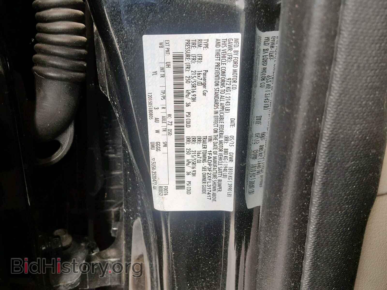 2015 FORD FOCUS SE - VIN: 1FADP3F2XFL317417 - Фото 10