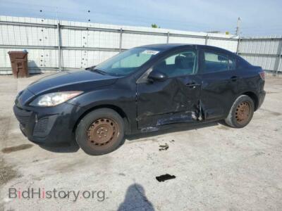 2011 Mazda 3 I, черный — VIN JM1BL1UF5B1392684, Copart