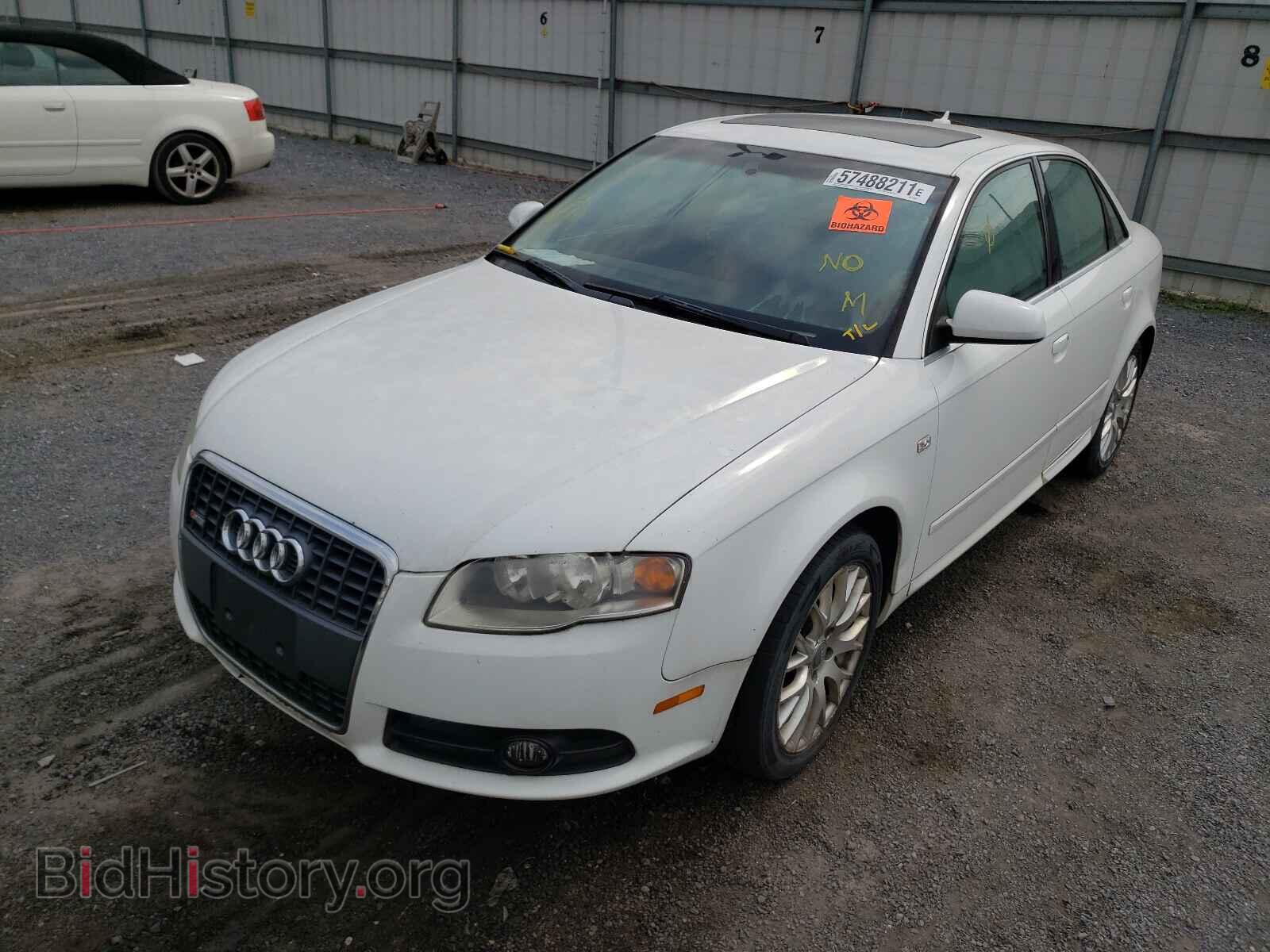 2008 AUDI A4 - VIN: WAUDF78EX8A163508 - Фото 2