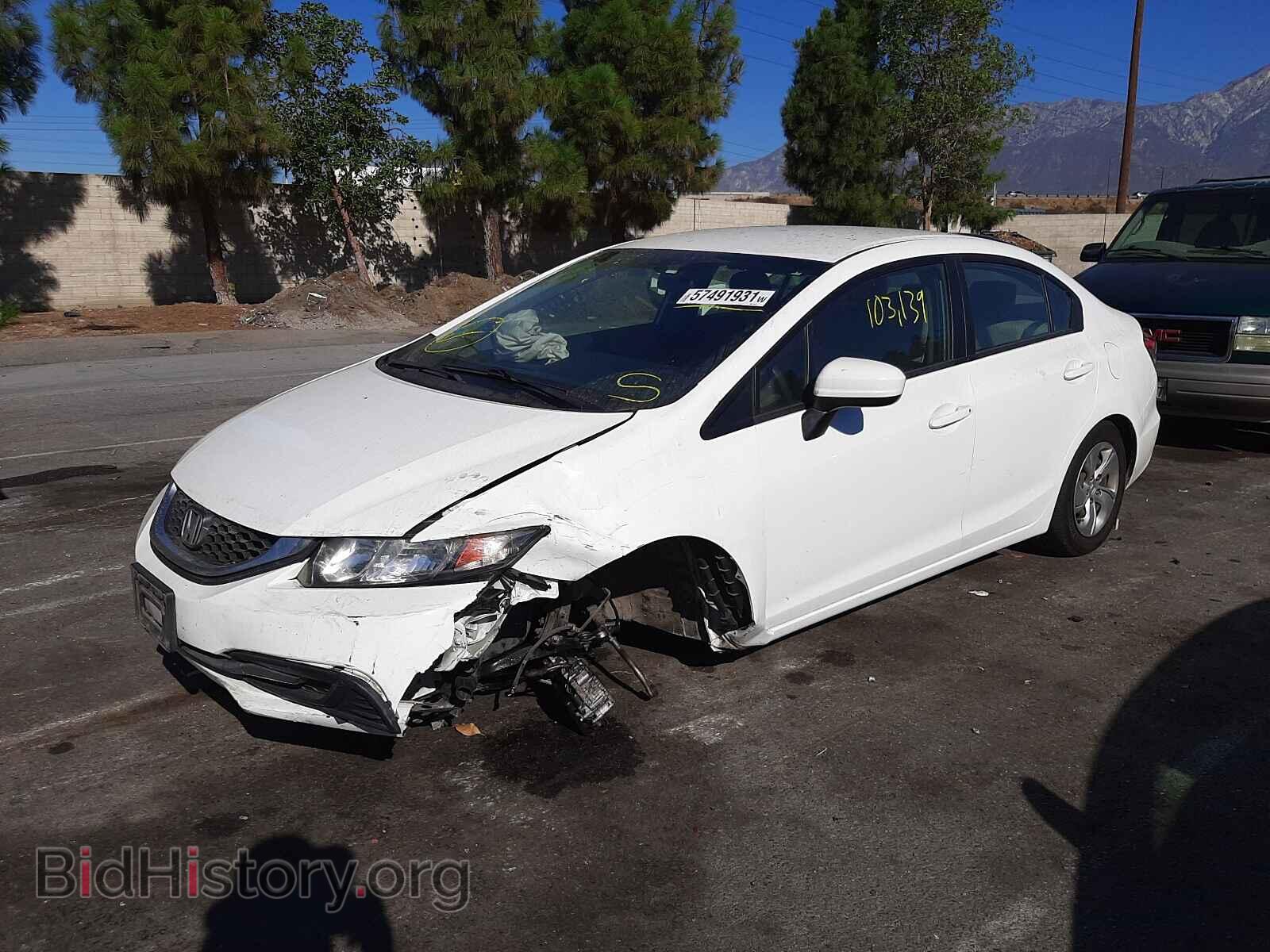 2015 HONDA CIVIC - VIN: 19XFB2F56FE201727 - Фото 2