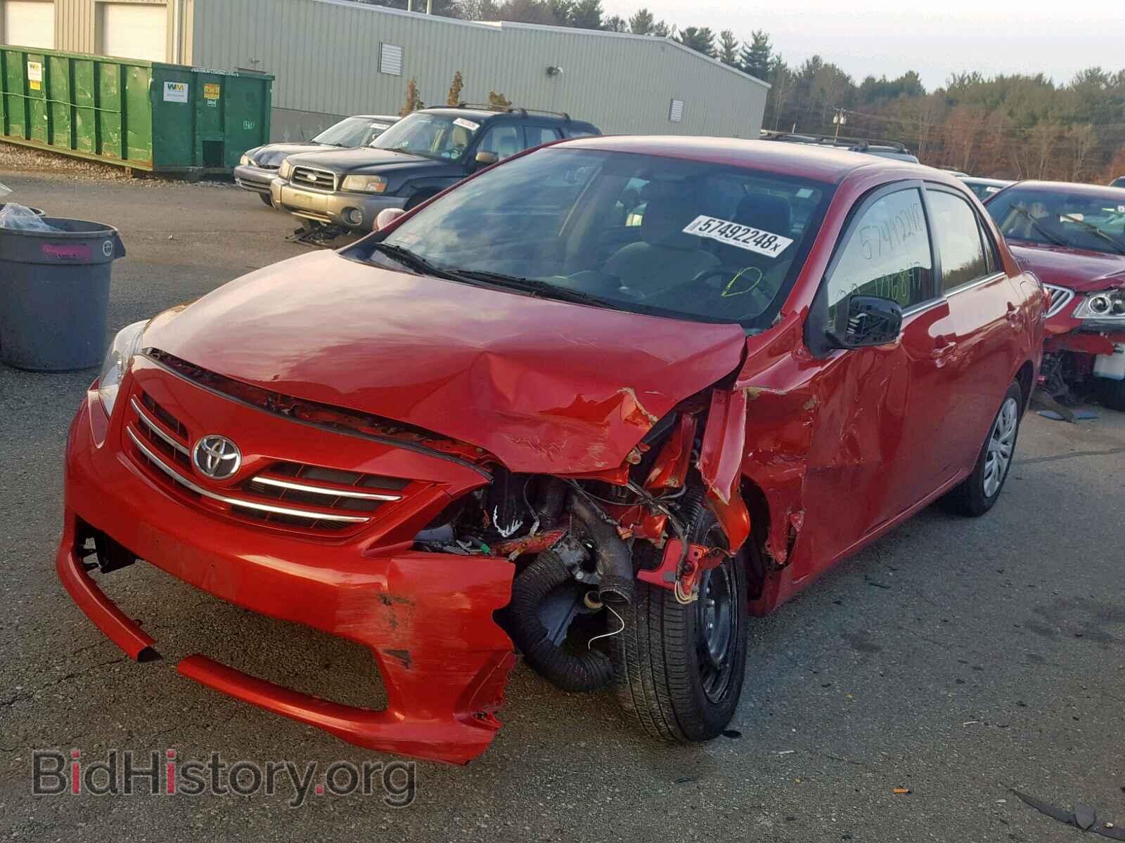 2013 TOYOTA COROLLA BA - VIN: 2T1BU4EE0DC019281 - Фото 2