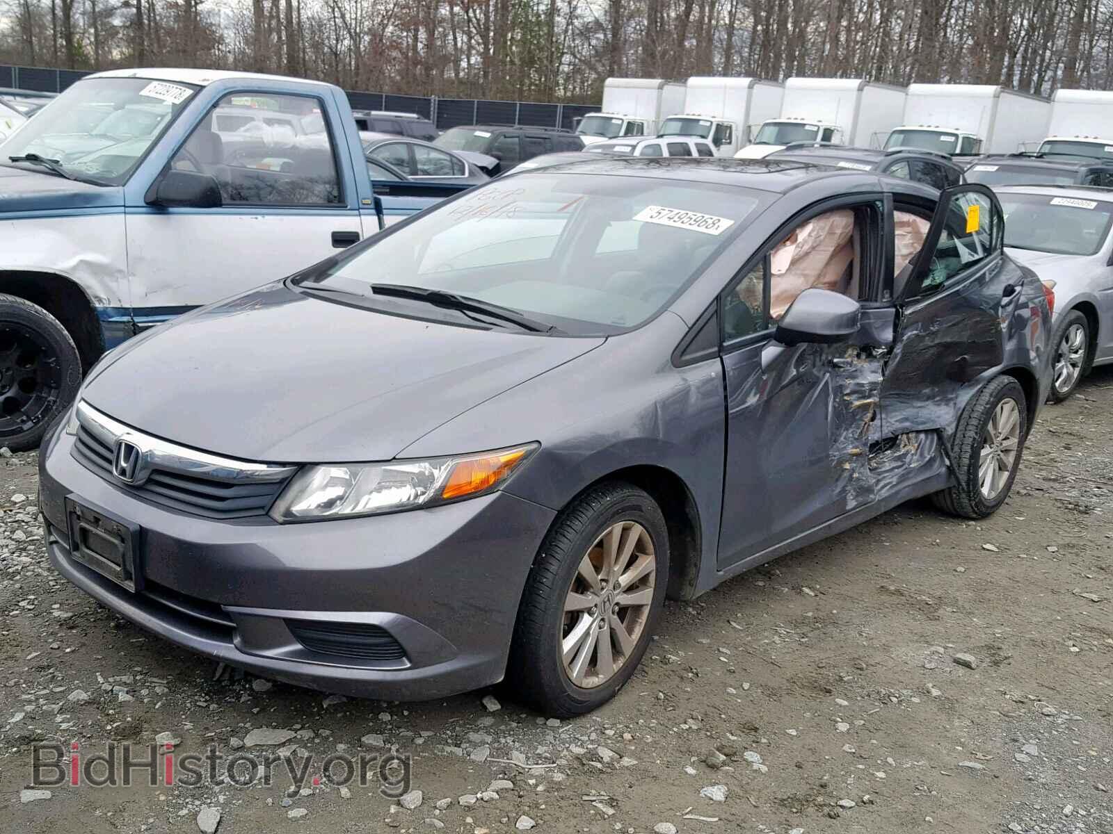 2012 HONDA CIVIC - VIN: 19XFB2F87CE339962 - Фото 2