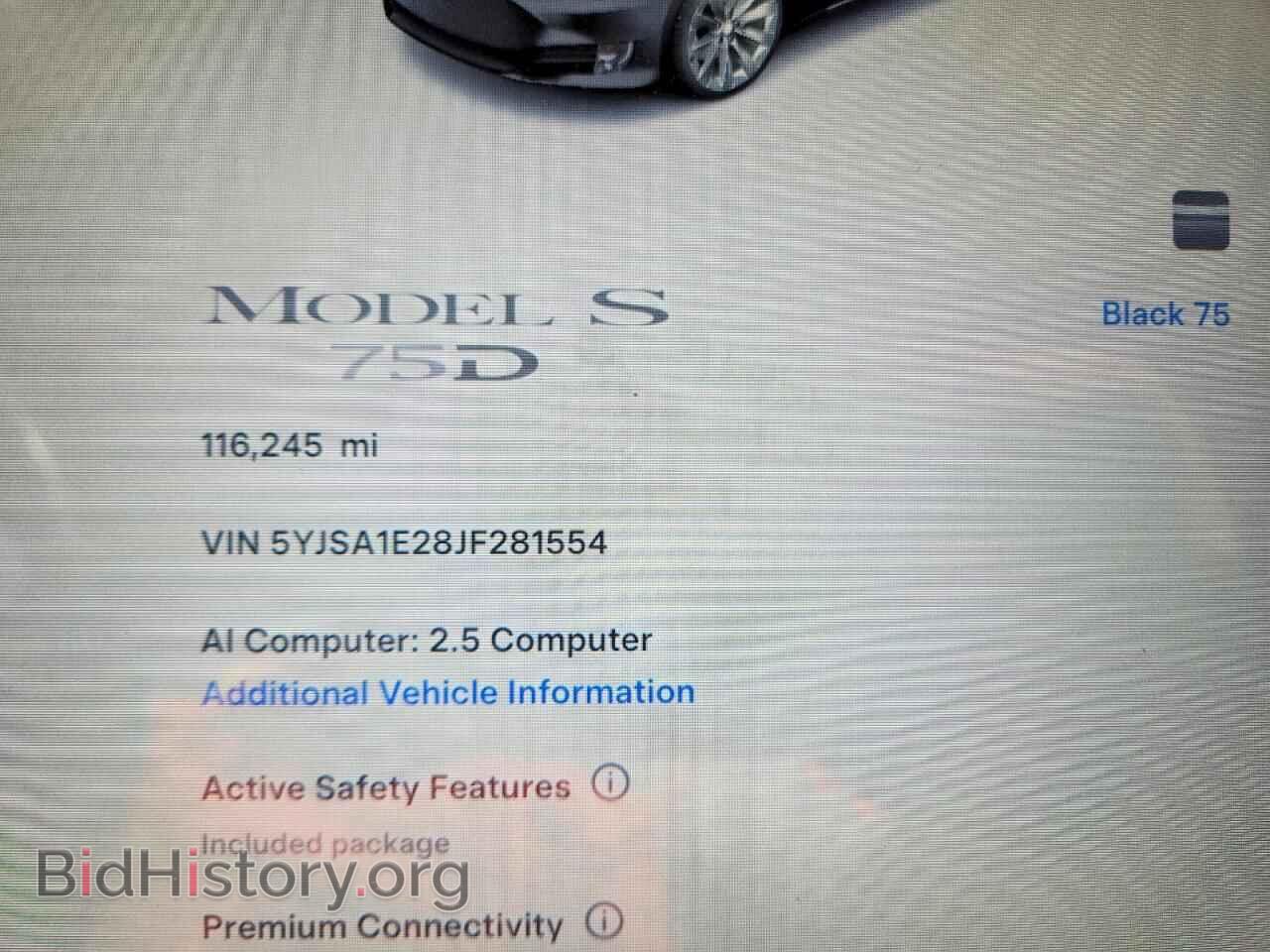 2018 TESLA MODEL S - VIN: 5YJSA1E28JF281554 - Photo 9
