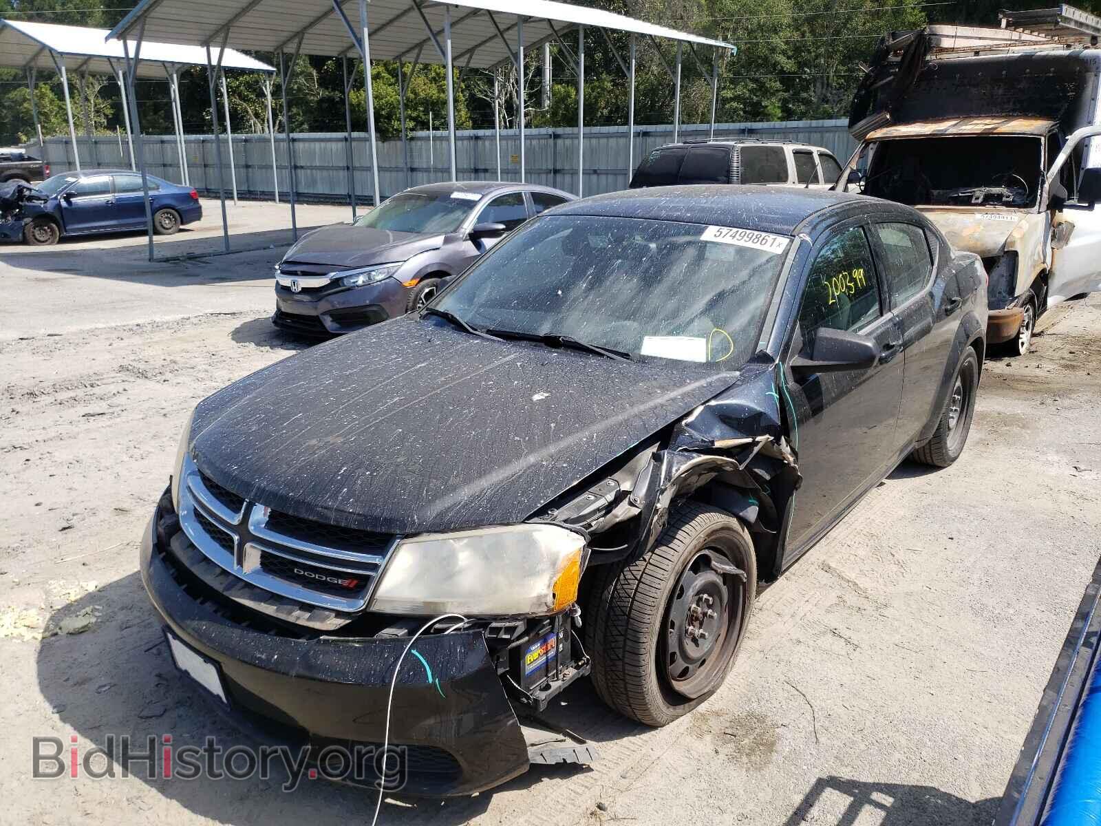 2012 DODGE AVENGER - VIN: 1C3CDZAB7CN224965 - Фото 2