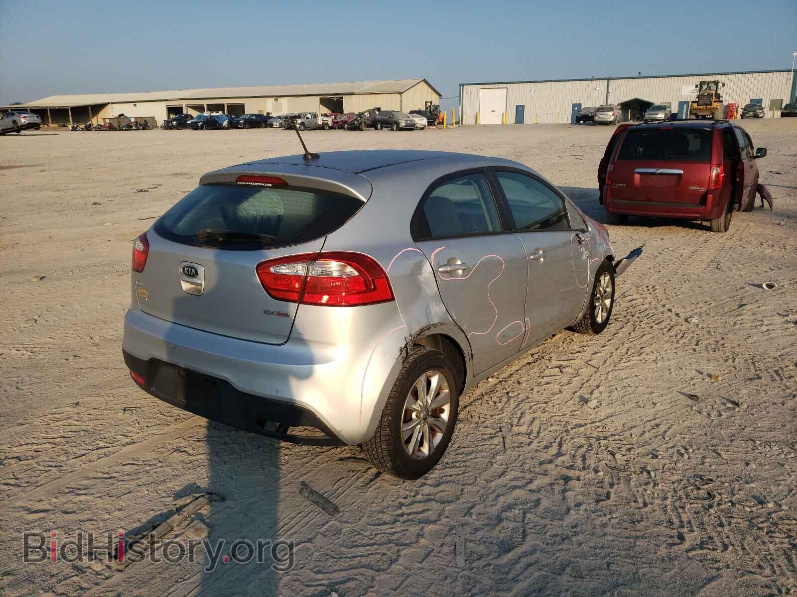 2012 KIA RIO - VIN: KNADN5A37C6032421 - Фото 4
