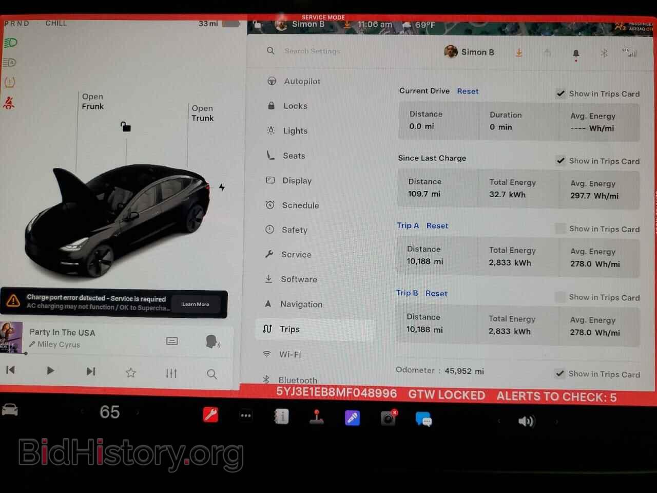 2021 TESLA MODEL 3 - VIN: 5YJ3E1EB8MF048996 - Фото 9