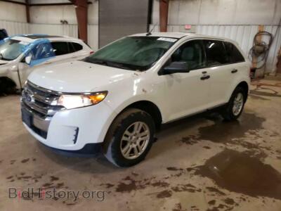 2013 Ford EDGE SE, белый — VIN 2FMDK3GC4DBA68444, Copart