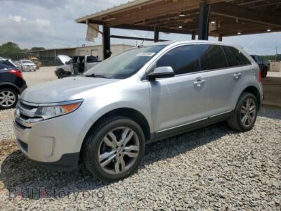 2014 Ford EDGE Limited, silver — VIN 2FMDK3KC8EBA78502, Copart