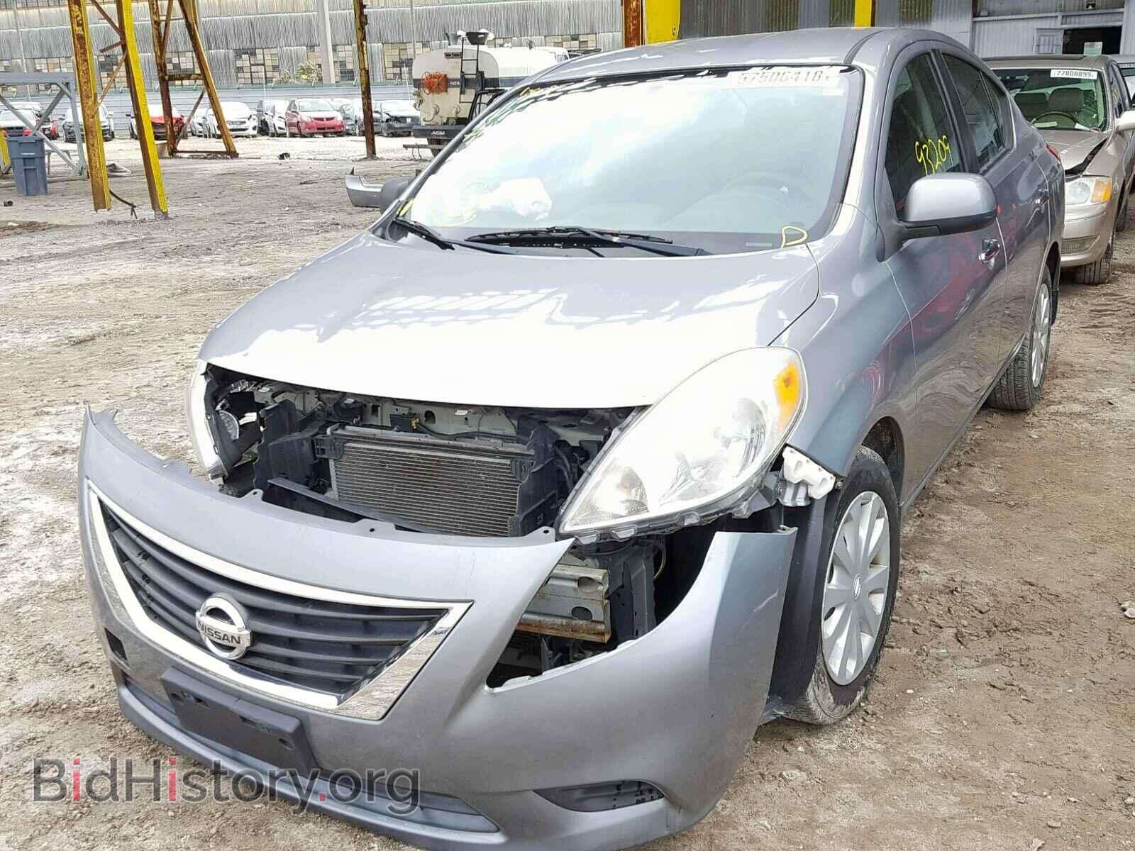 2012 NISSAN VERSA - VIN: 3N1CN7AP8CL872052 - Фото 2