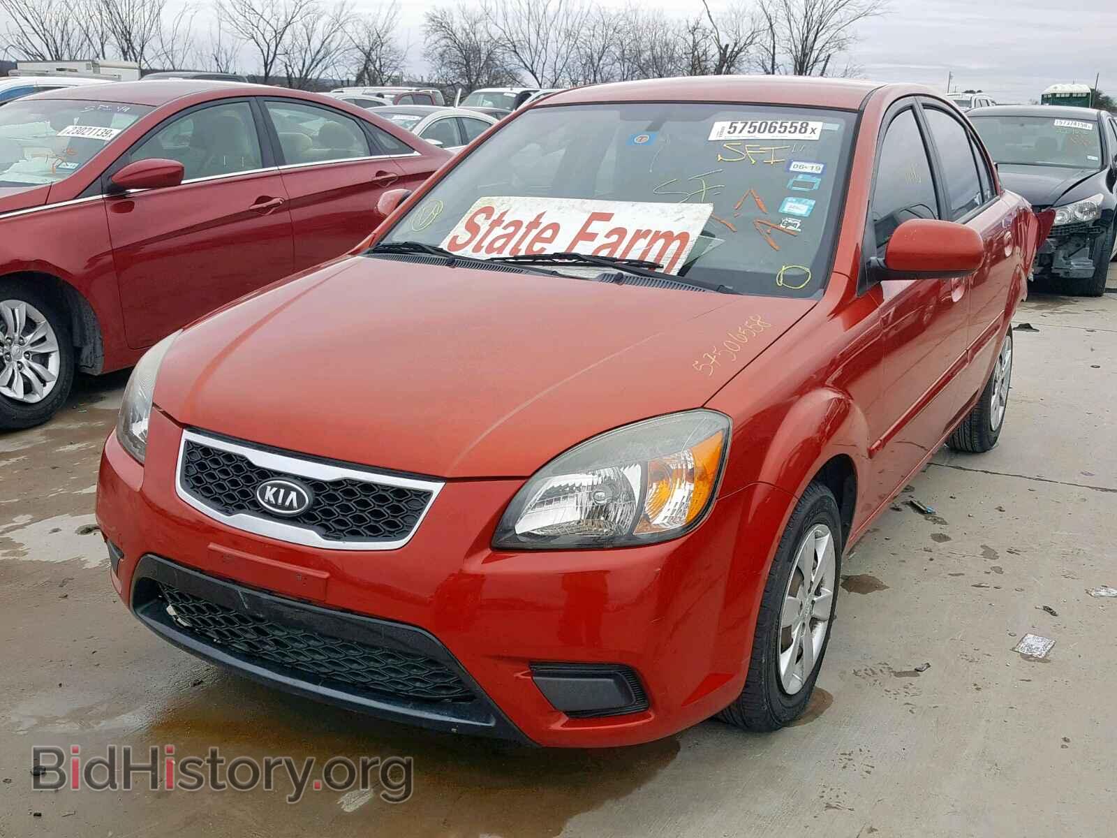 2011 KIA RIO BASE - VIN: KNADH4A36B6959328 - Фото 2