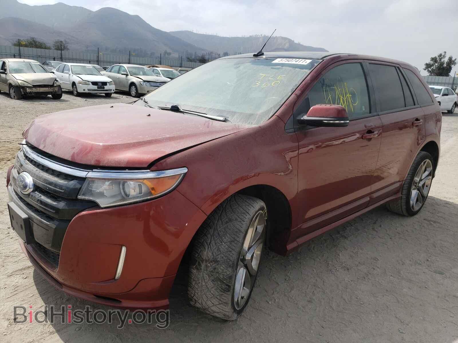 2014 FORD EDGE - VIN: 2FMDK3AK7EBB66093 - Photo 2