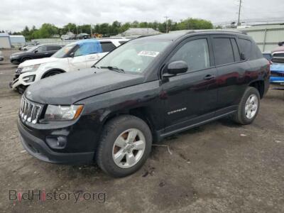 2016 Jeep COMPASS Latitude, black — VIN 1C4NJCEB3GD747822, Copart