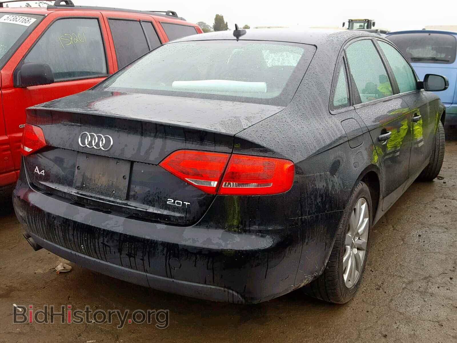 2012 AUDI A4 - VIN: WAUAFAFL4CN012182 - Фото 4