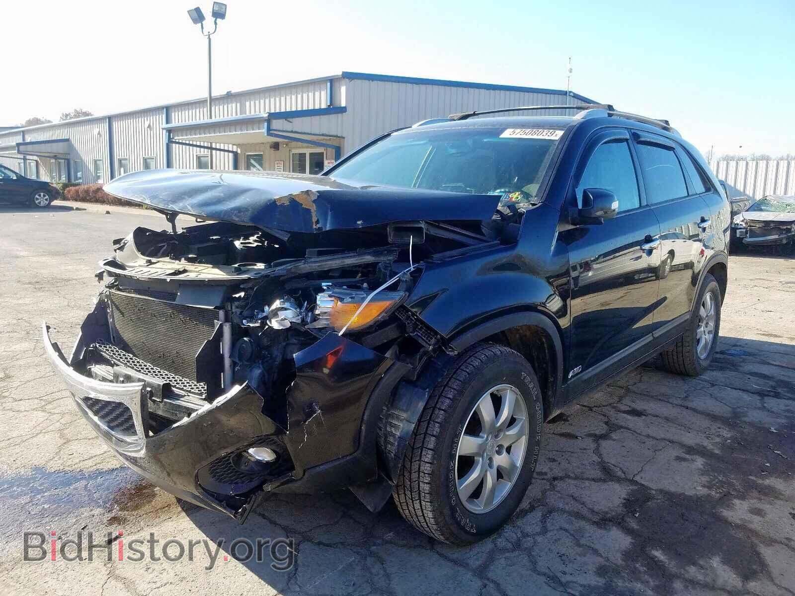 2011 KIA SORENTO BA - VIN: 5XYKTDA19BG170918 - Фото 2