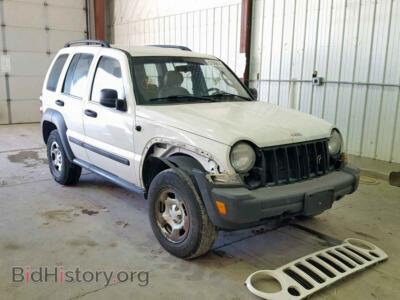 2006 Jeep LIBERTY SP, белый — VIN 1J4GL48K46W270450, Copart