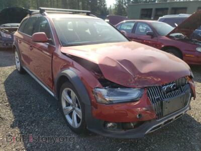 2014 Audi A4 A4 Allroad, orange — VIN WA1UFAFLXEA132797, Copart