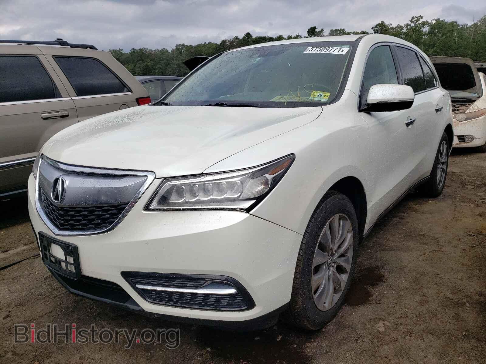2015 ACURA MDX - VIN: 5FRYD4H4XFB016320 - Фото 2