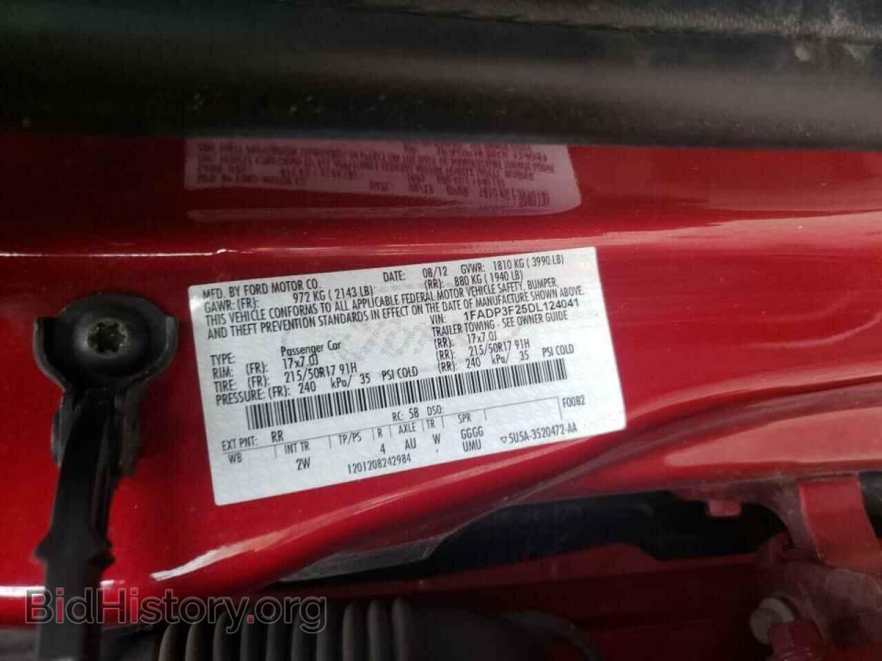 2013 FORD FOCUS - VIN: 1FADP3F25DL124041 - Photo 10