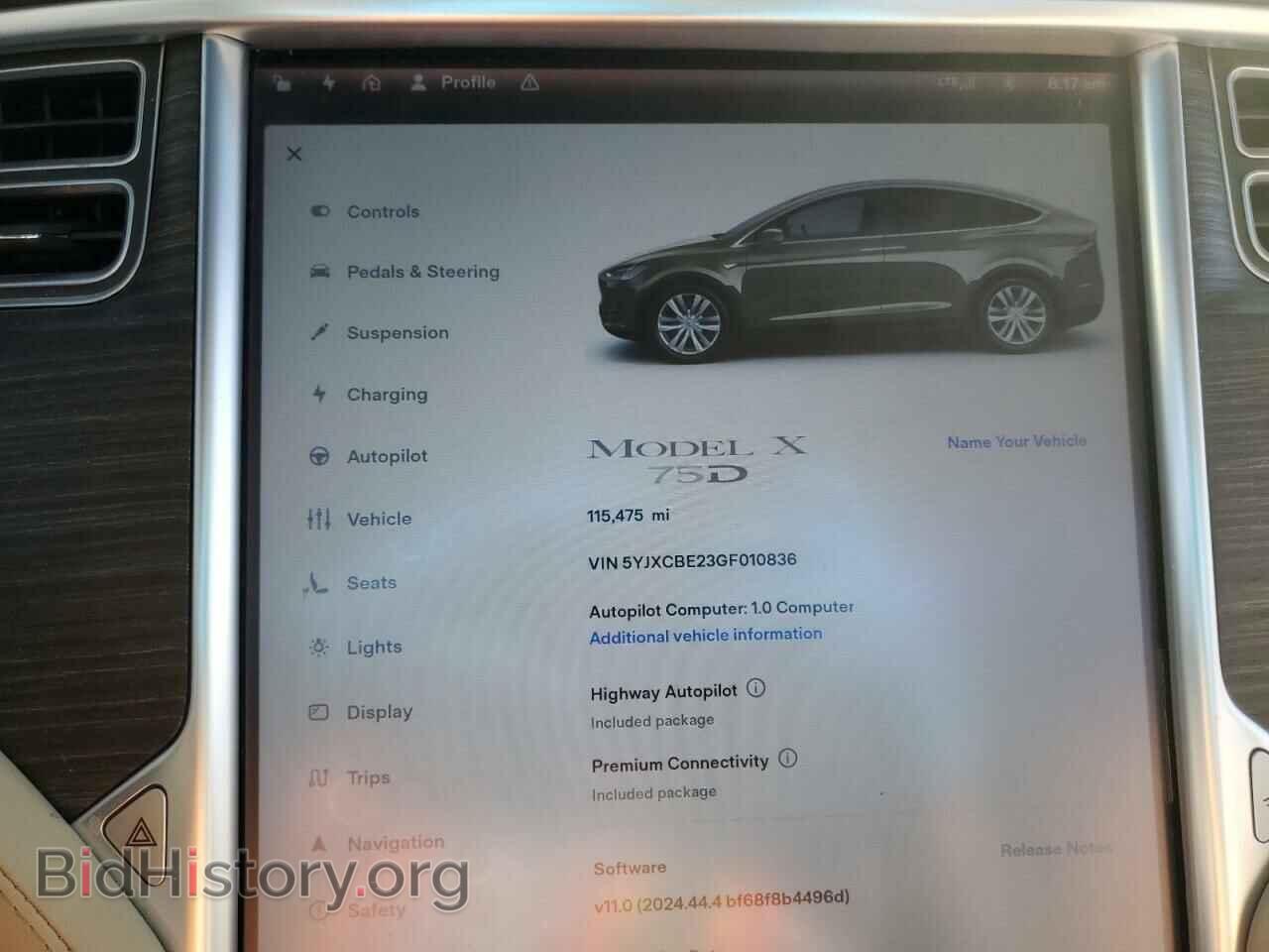 2016 TESLA MODEL X - VIN: 5YJXCBE23GF010836 - Фото 9