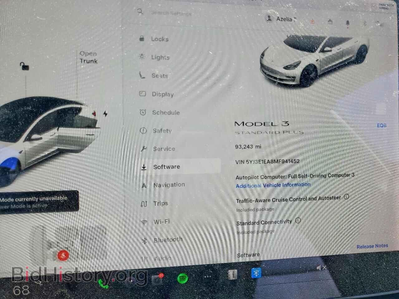 2021 TESLA MODEL 3 - VIN: 5YJ3E1EA8MF941452 - Фото 9
