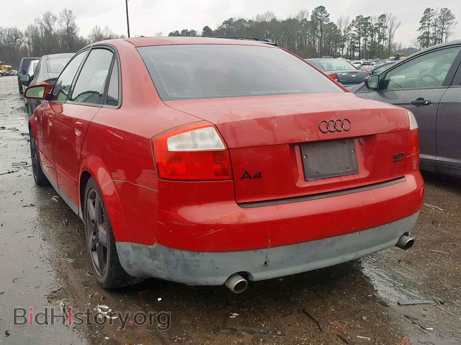 2002 AUDI A4 - VIN: WAULC68E62A167402 - Фото 3