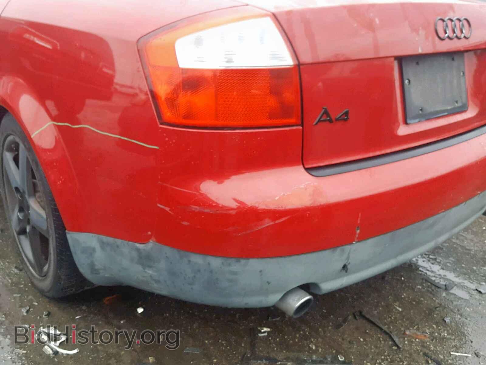 2002 AUDI A4 - VIN: WAULC68E62A167402 - Фото 9