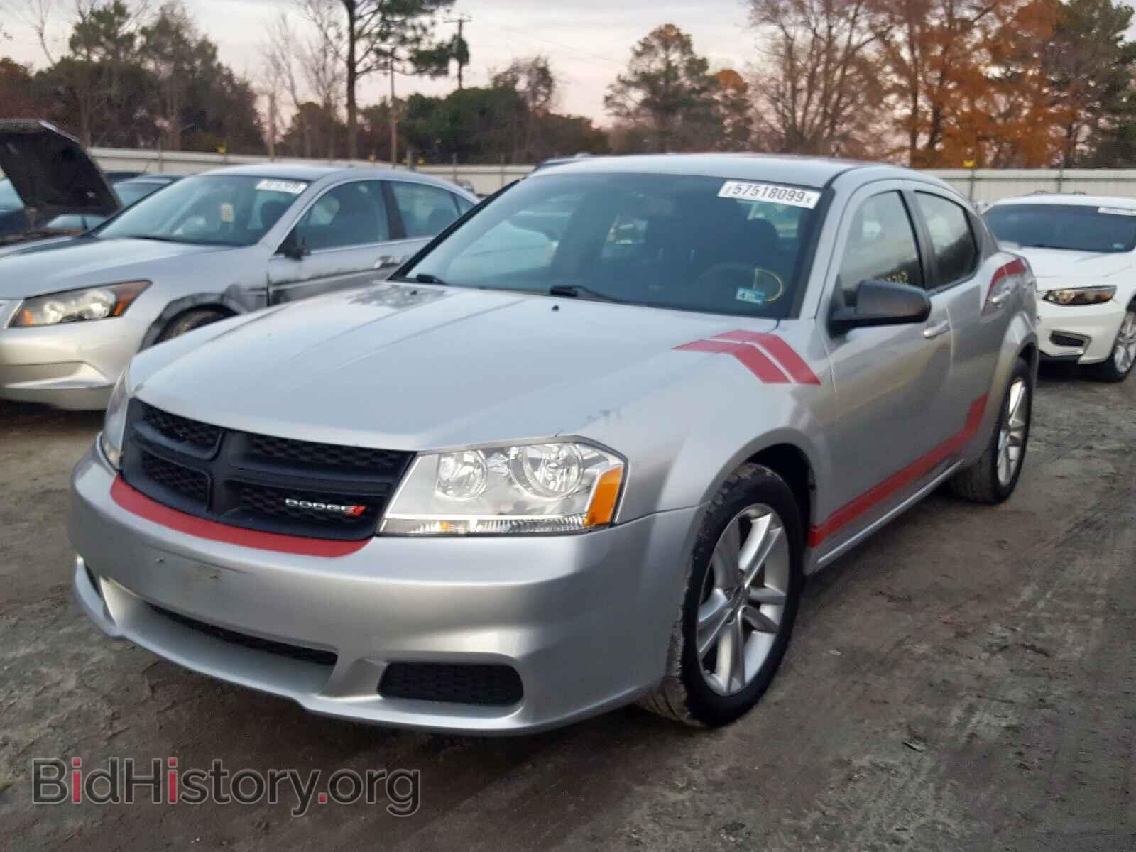 2012 DODGE AVENGER - VIN: 1C3CDZAG9CN291255 - Фото 2