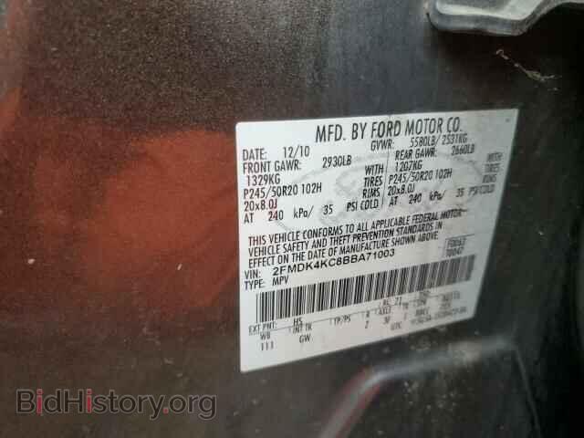 2011 FORD EDGE - VIN: 2FMDK4KC8BBA71003 - Photo 13