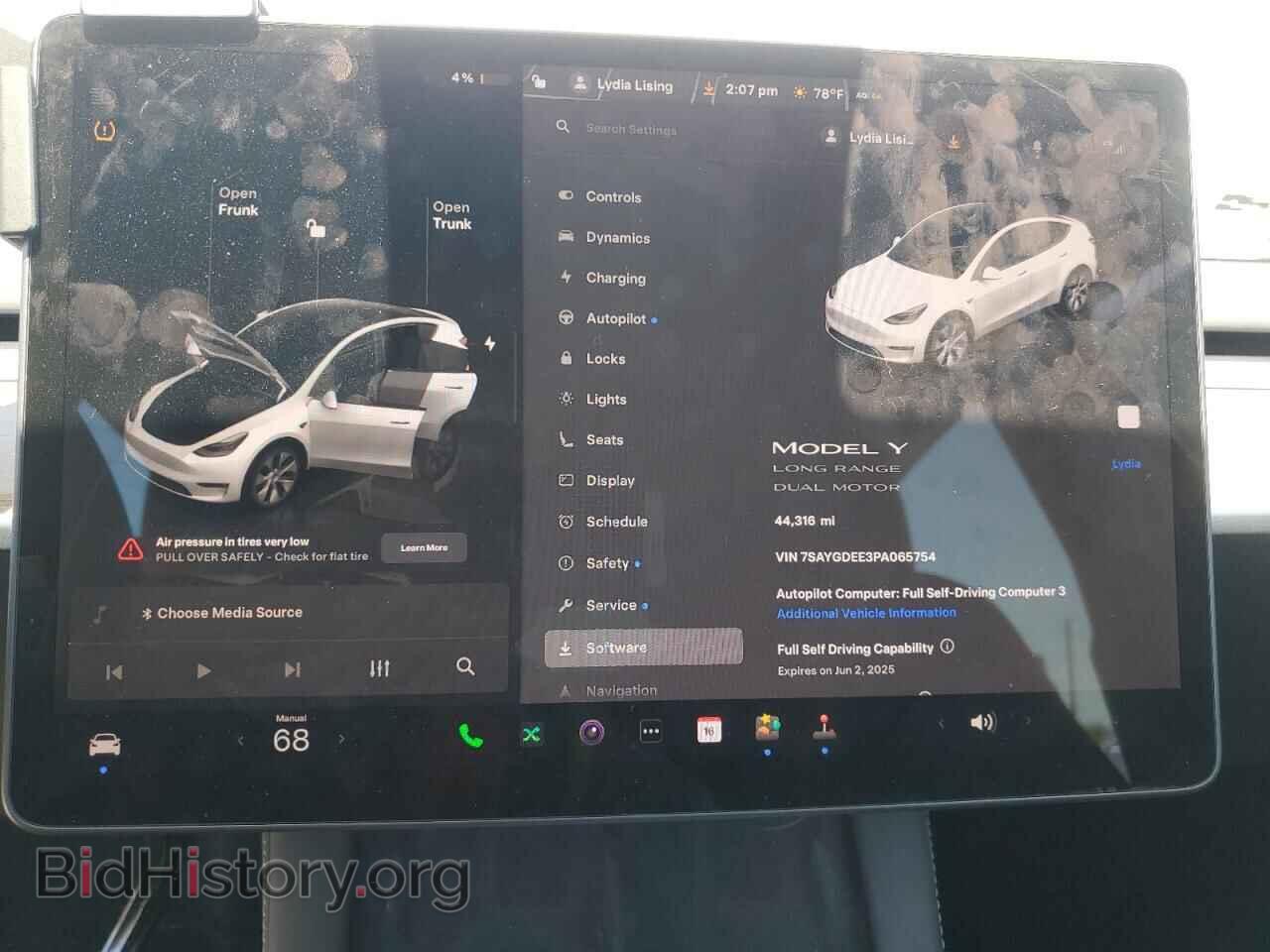 2023 TESLA MODEL Y - VIN: 7SAYGDEE3PA065754 - Photo 9