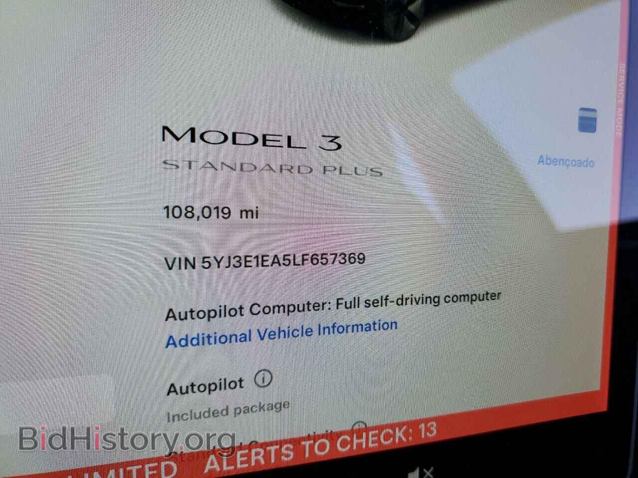 2020 TESLA MODEL 3 - VIN: 5YJ3E1EA5LF657369 - Фото 9
