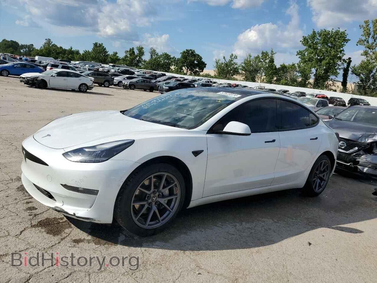 Photo 5YJ3E1EB9MF960780 - TESLA MODEL 3 2021