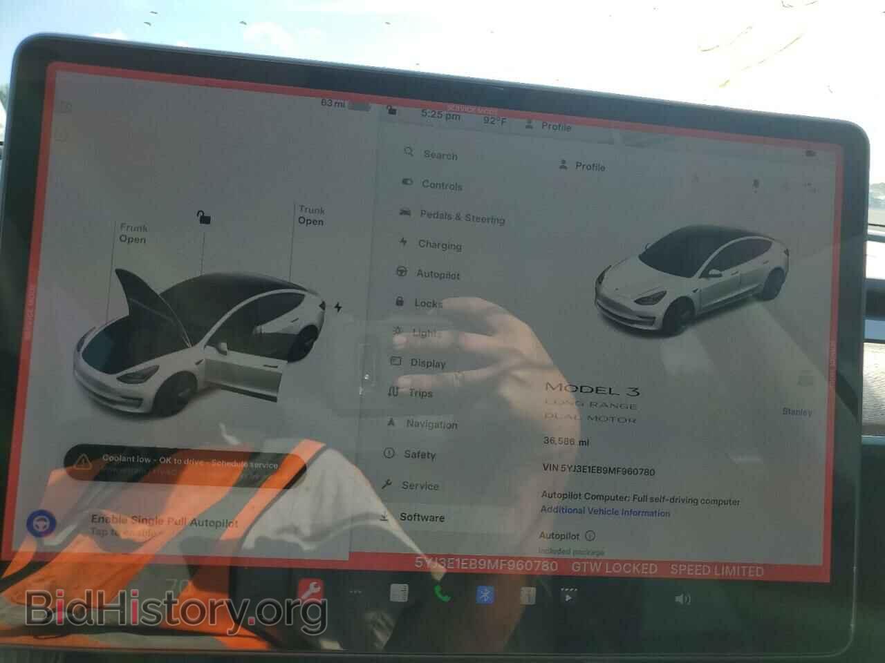 2021 TESLA MODEL 3 - VIN: 5YJ3E1EB9MF960780 - Photo 9
