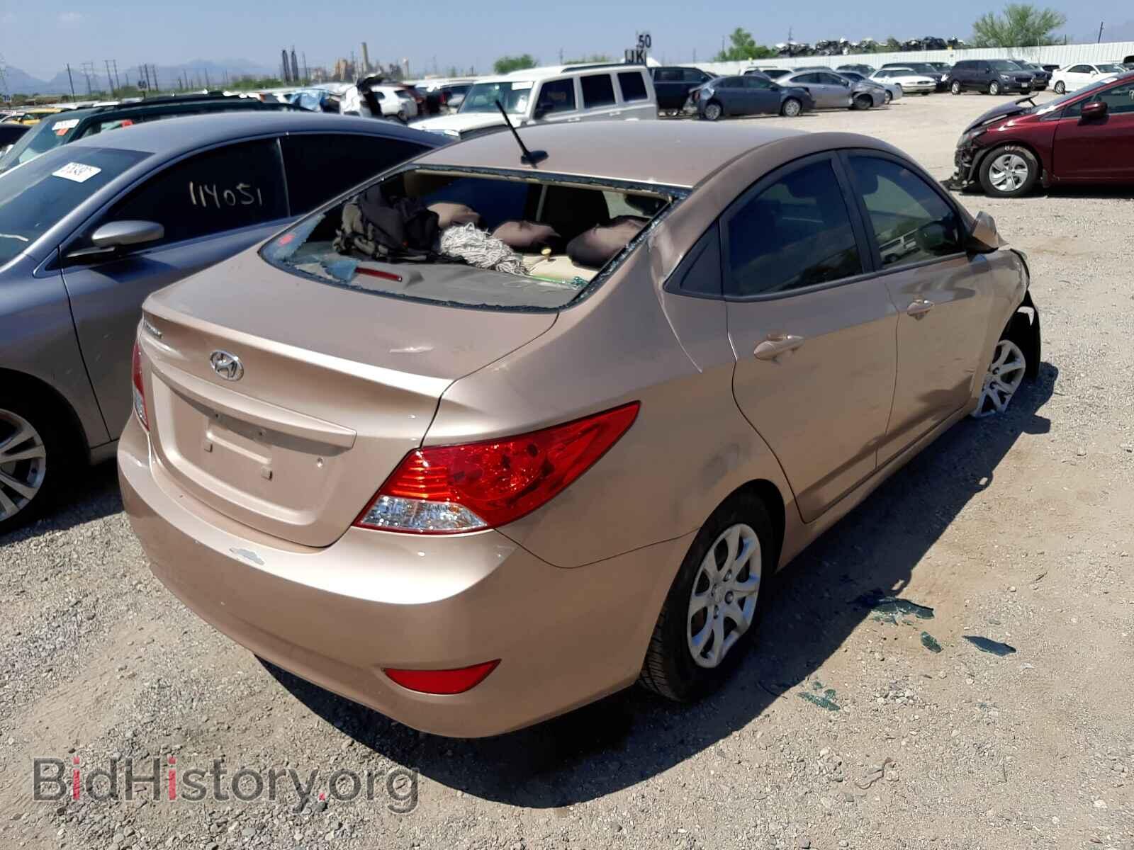 2013 HYUNDAI ACCENT - VIN: KMHCT4AEXDU415827 - Фото 4