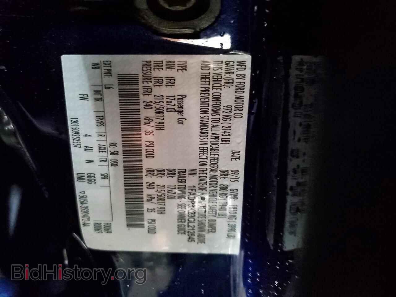 2016 FORD FOCUS - VIN: 1FADP3K23GL212645 - Фото 12
