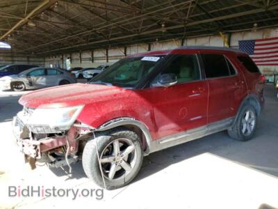 2016 Ford EXPLORER XLT, красный — VIN 1FM5K8D80GGB95450, Copart